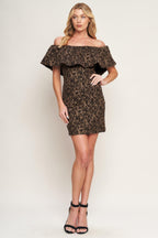 WHEREVER YOU MAY GO WOVEN MINI DRESS Flying Tomato