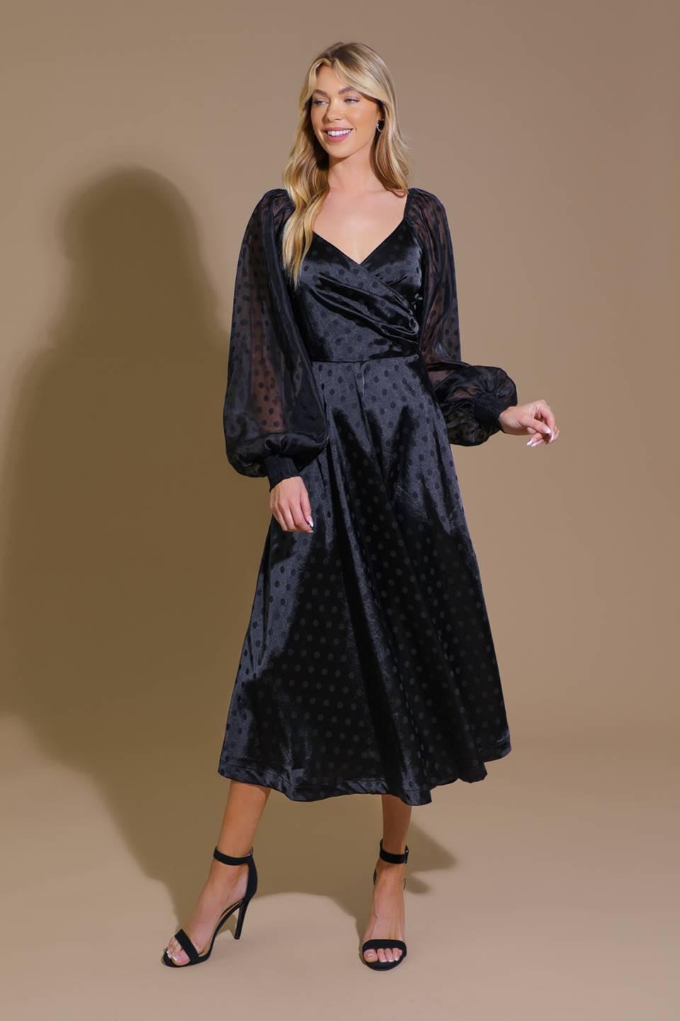 LUMINOUS VIBES WOVEN MIDI DRESS Flying Tomato