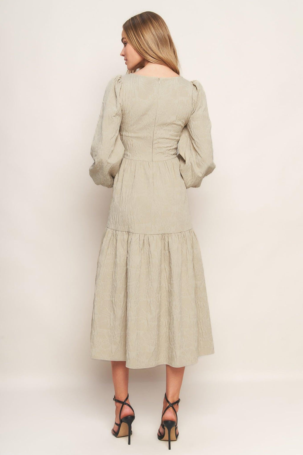 NEBULA NIGHTS WOVEN MIDI DRESS Flying Tomato
