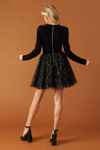 CAFÉ CONVERSATION WOVEN MINI DRESS Flying Tomato