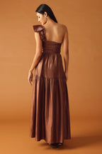 FIND THE ANSWER WOVEN MAXI DRESS Flying Tomato