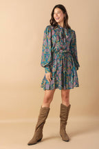 MUCH TO DO WOVEN MINI DRESS Flying Tomato