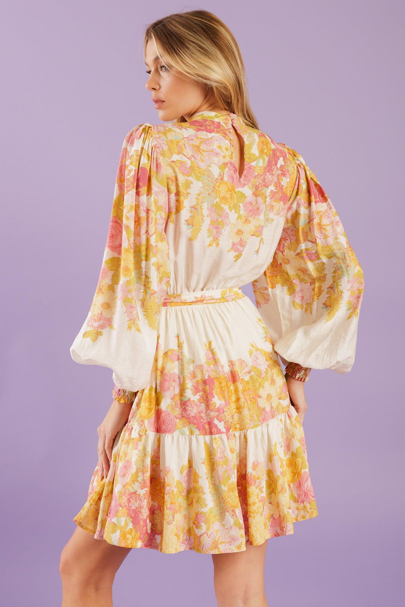 GO GET IT PINK WOVEN MINI DRESS Flying Tomato