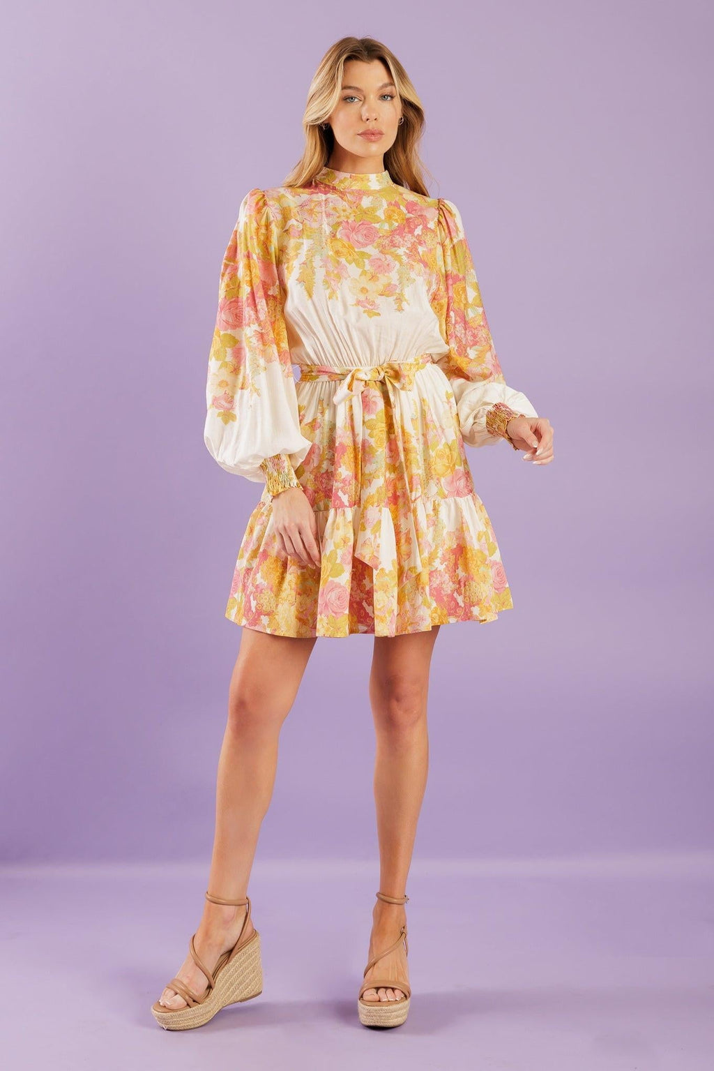 GO GET IT PINK WOVEN MINI DRESS Flying Tomato