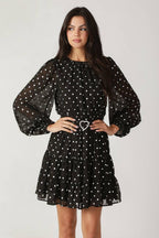 DANCING IN THE RAIN WOVEN MINI DRESS Flying Tomato