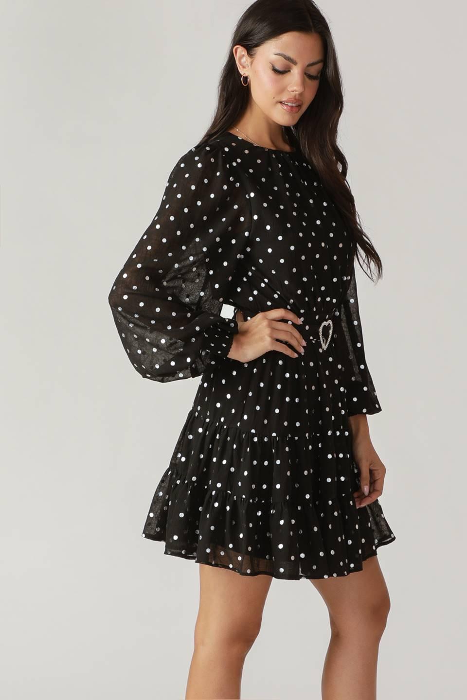 DANCING IN THE RAIN WOVEN MINI DRESS Flying Tomato