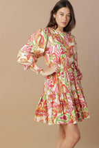 DREAM WEAVER WOVEN MINI DRESS Flying Tomato