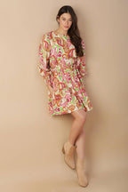 DREAM WEAVER WOVEN MINI DRESS Flying Tomato