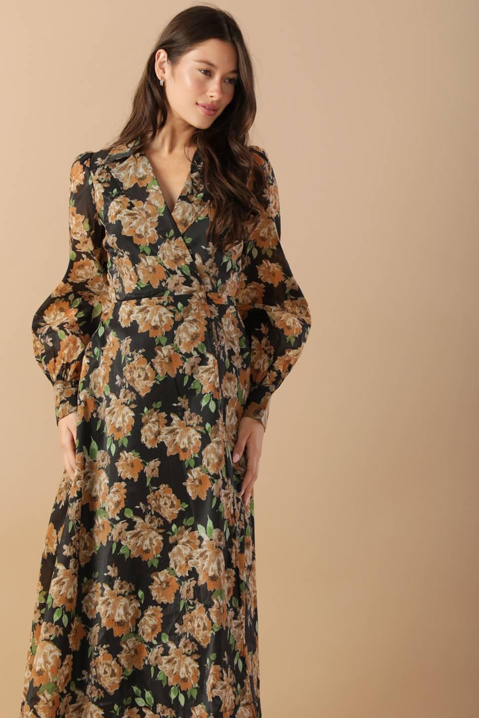 TIME TO EVOLVE WOVEN MIDI DRESS Flying Tomato