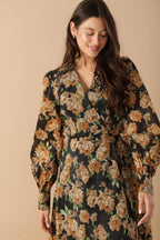 TIME TO EVOLVE WOVEN MIDI DRESS Flying Tomato