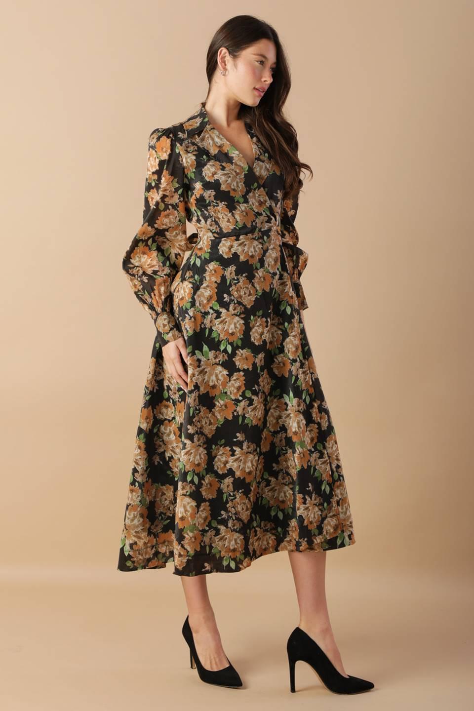 TIME TO EVOLVE WOVEN MIDI DRESS Flying Tomato