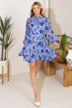 A PART OF IT WOVEN MINI DRESS Flying Tomato