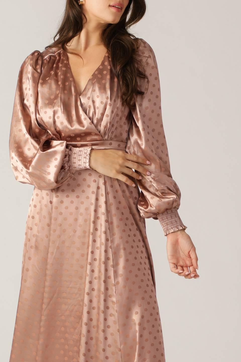 MOMENTS OF CLARITY WOVEN MIDI DRESS Flying Tomato