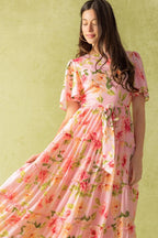 WHICH CHAPTER WOVEN MAXI DRESS Flying Tomato