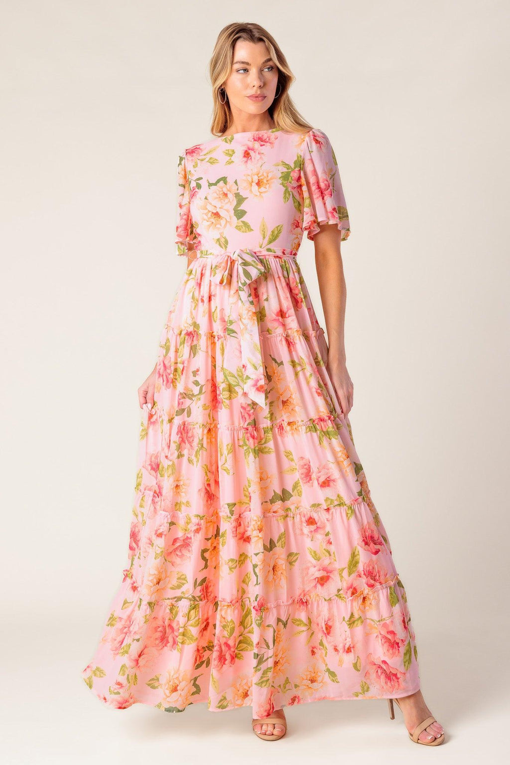 WHICH CHAPTER WOVEN MAXI DRESS Flying Tomato