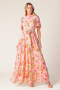 WHICH CHAPTER WOVEN MAXI DRESS Flying Tomato