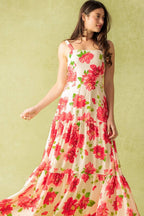 LOST IN THE DETAILS WOVEN MAXI DRESS Flying Tomato