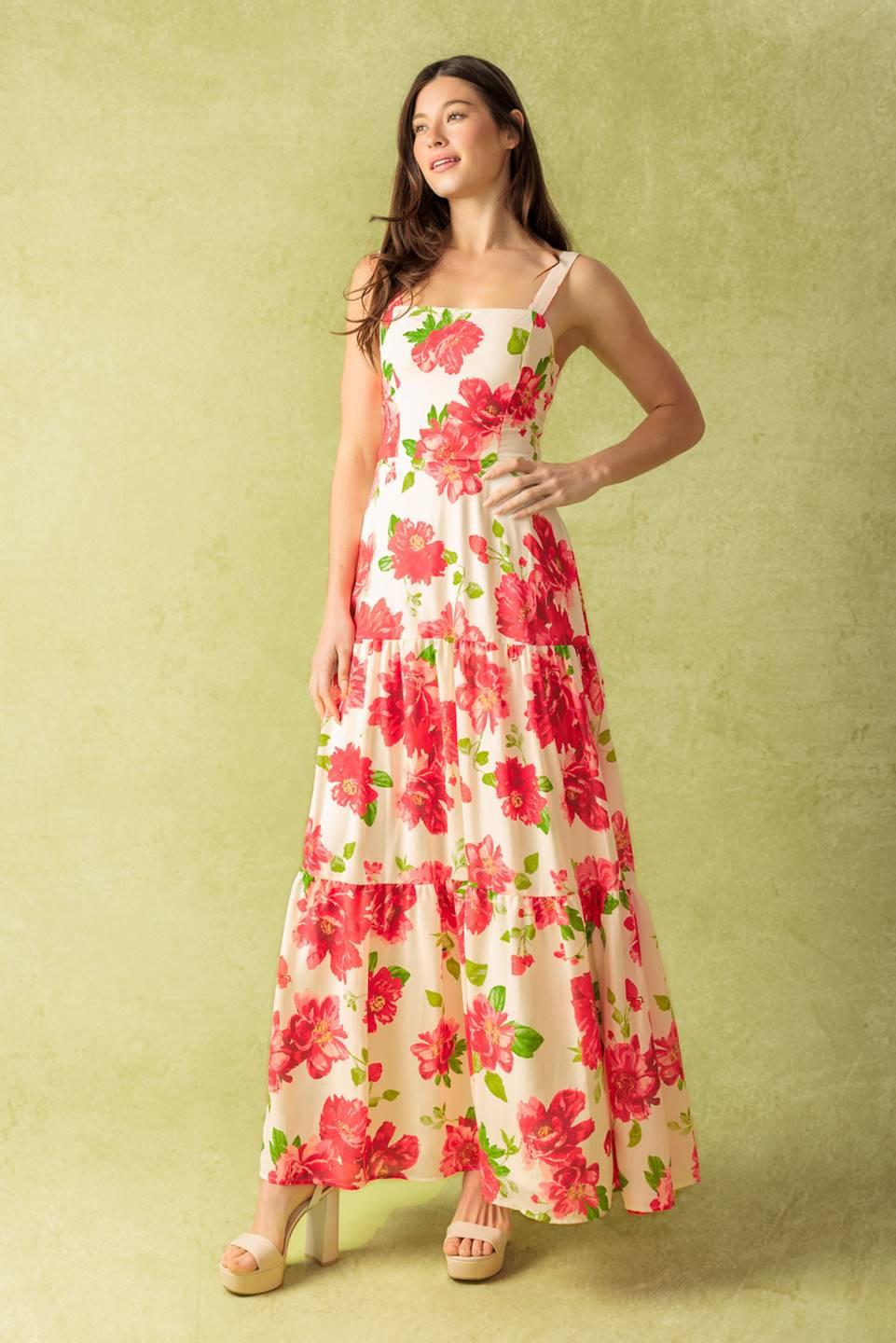 LOST IN THE DETAILS WOVEN MAXI DRESS Flying Tomato