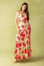 LOST IN THE DETAILS WOVEN MAXI DRESS Flying Tomato