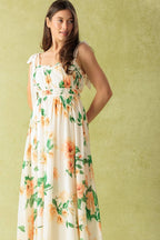 A PERFECT MATCH WOVEN MAXI DRESS Flying Tomato