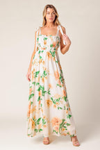 A PERFECT MATCH WOVEN MAXI DRESS Flying Tomato