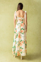 A PERFECT MATCH WOVEN MAXI DRESS Flying Tomato