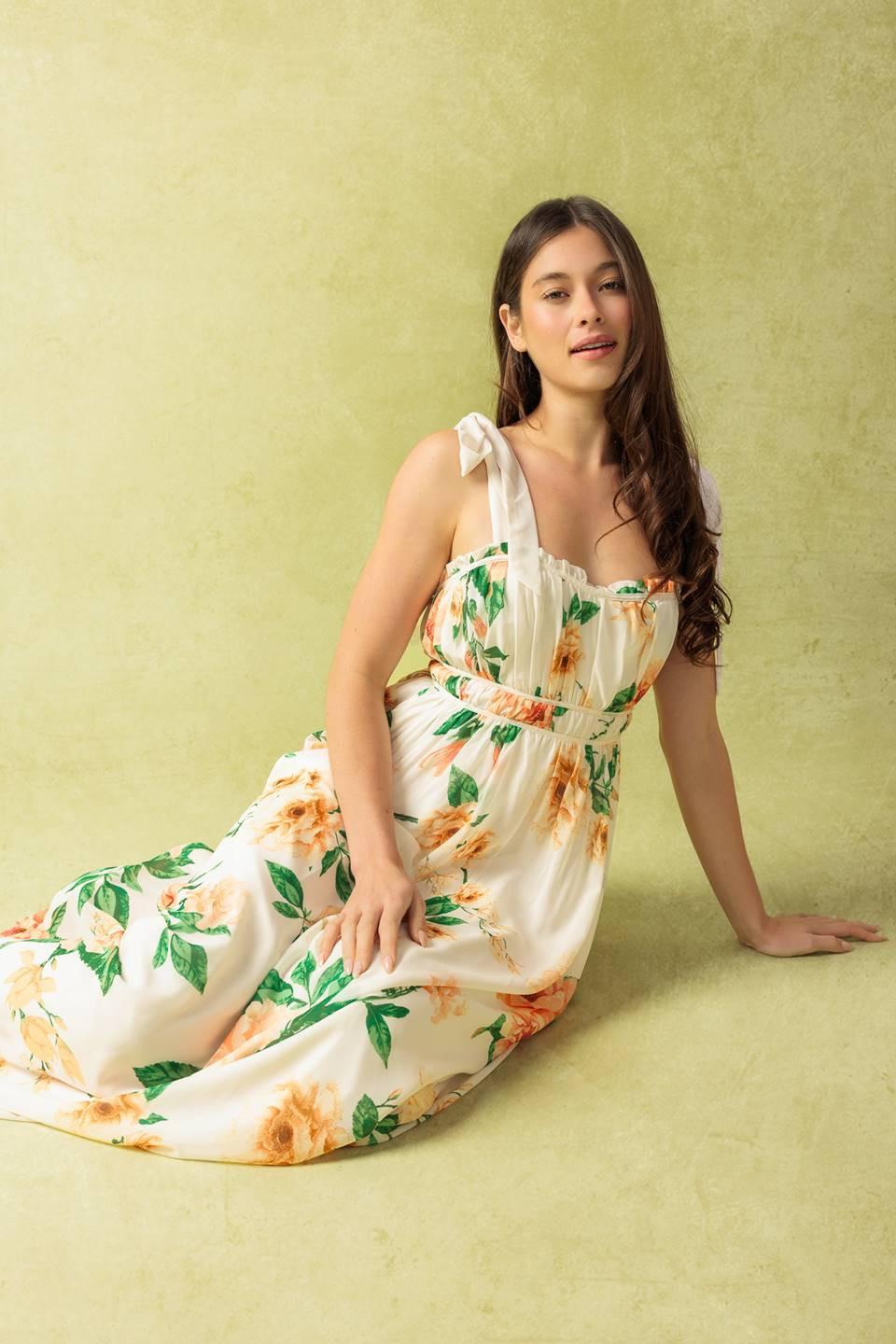 A PERFECT MATCH WOVEN MAXI DRESS Flying Tomato