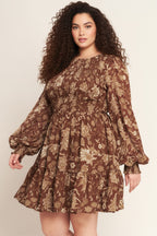 SWEET REMINISCENCE WOVEN MINI DRESS Flying Tomato