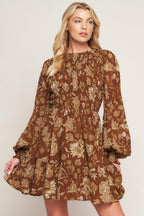 SWEET REMINISCENCE WOVEN MINI DRESS Flying Tomato