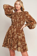 SWEET REMINISCENCE WOVEN MINI DRESS Flying Tomato