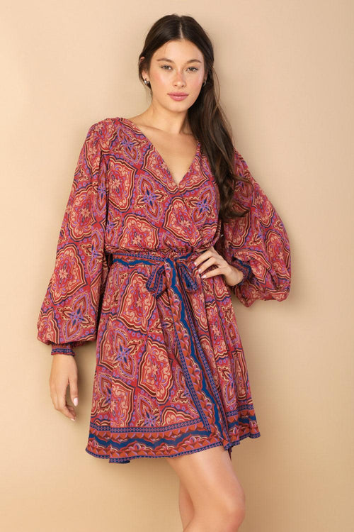 BE BETTER WOVEN MINI DRESS Flying Tomato