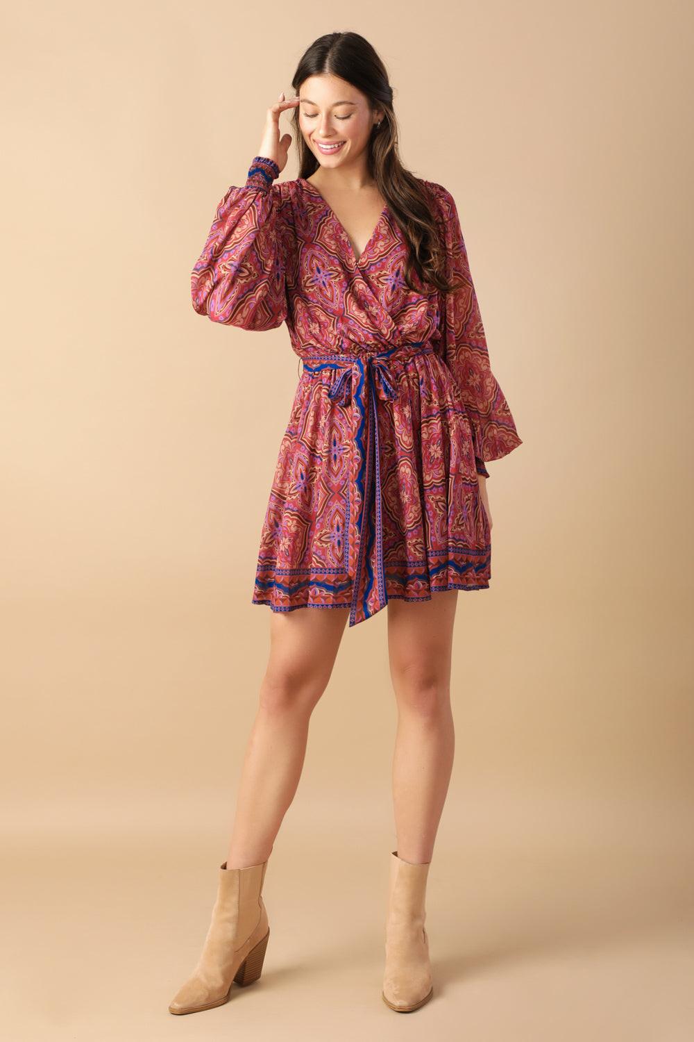 BE BETTER WOVEN MINI DRESS Flying Tomato