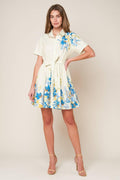 ALWAYS REMARKABLE WOVEN MINI DRESS Flying Tomato