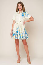 ALWAYS REMARKABLE WOVEN MINI DRESS Flying Tomato