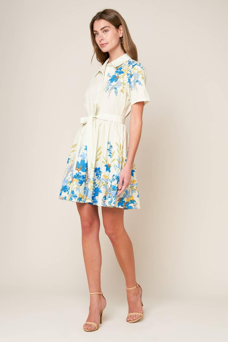 ALWAYS REMARKABLE WOVEN MINI DRESS Flying Tomato