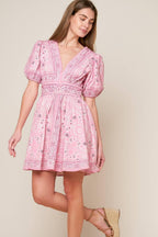 EXCEPTIONALLY PRISTINE WOVEN MINI DRESS Flying Tomato
