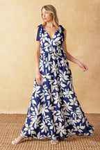 TWILIGHT VENTURE WOVEN MAXI DRESS Flying Tomato