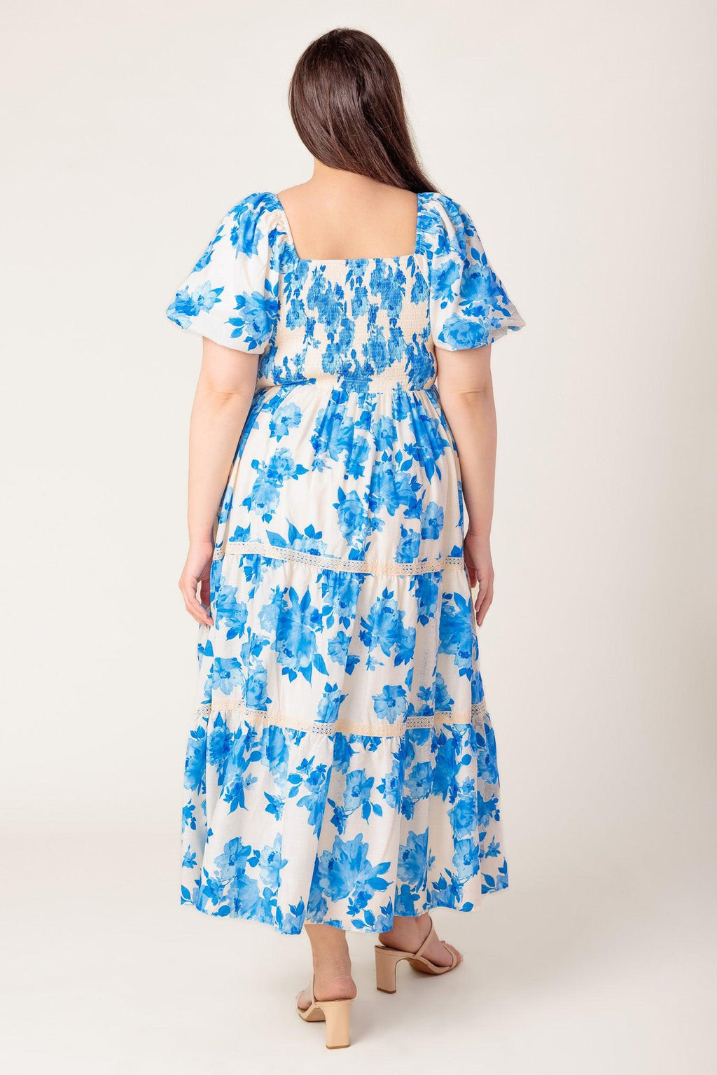 BLOOMING DAY WOVEN MIDI DRESS Flying Tomato