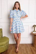 BLOOMING SHORES WOVEN MINI DRESS Flying Tomato