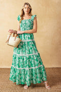 MOMENT IN TIME WOVEN MAXI DRESS Flying Tomato