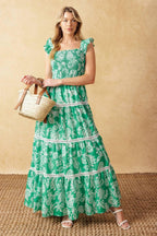 MOMENT IN TIME WOVEN MAXI DRESS Flying Tomato