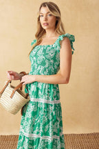 MOMENT IN TIME WOVEN MAXI DRESS Flying Tomato