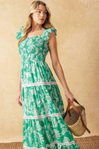MOMENT IN TIME WOVEN MAXI DRESS Flying Tomato