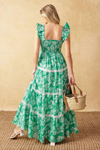MOMENT IN TIME WOVEN MAXI DRESS Flying Tomato