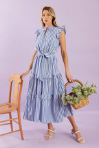 WHEN LIFE GIVES YOU WOVEN MIDI DRESS Flying Tomato