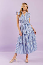 WHEN LIFE GIVES YOU WOVEN MIDI DRESS Flying Tomato