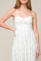 WISHING WELL WHITE WOVEN LACE MAXI DRESS Flying Tomato