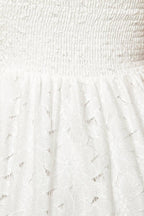 WISHING WELL WHITE WOVEN LACE MAXI DRESS Flying Tomato