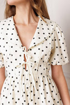 BRIGHTER DAYS WOVEN MINI DRESS Flying Tomato