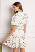 BRIGHTER DAYS WOVEN MINI DRESS Flying Tomato